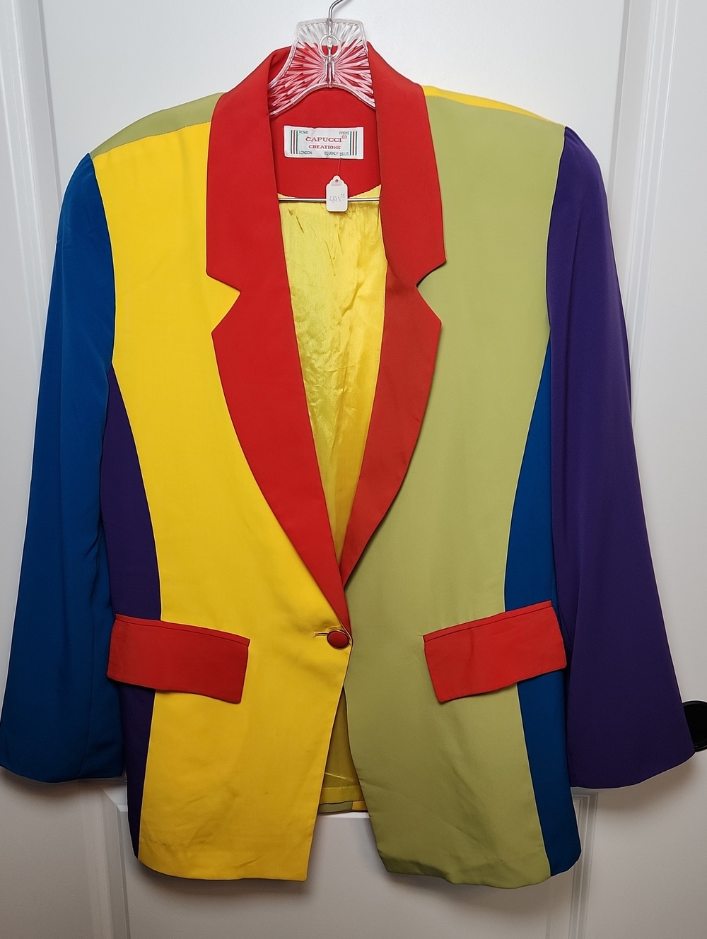 Vintage Capucci Colorblock Blazer Size Large